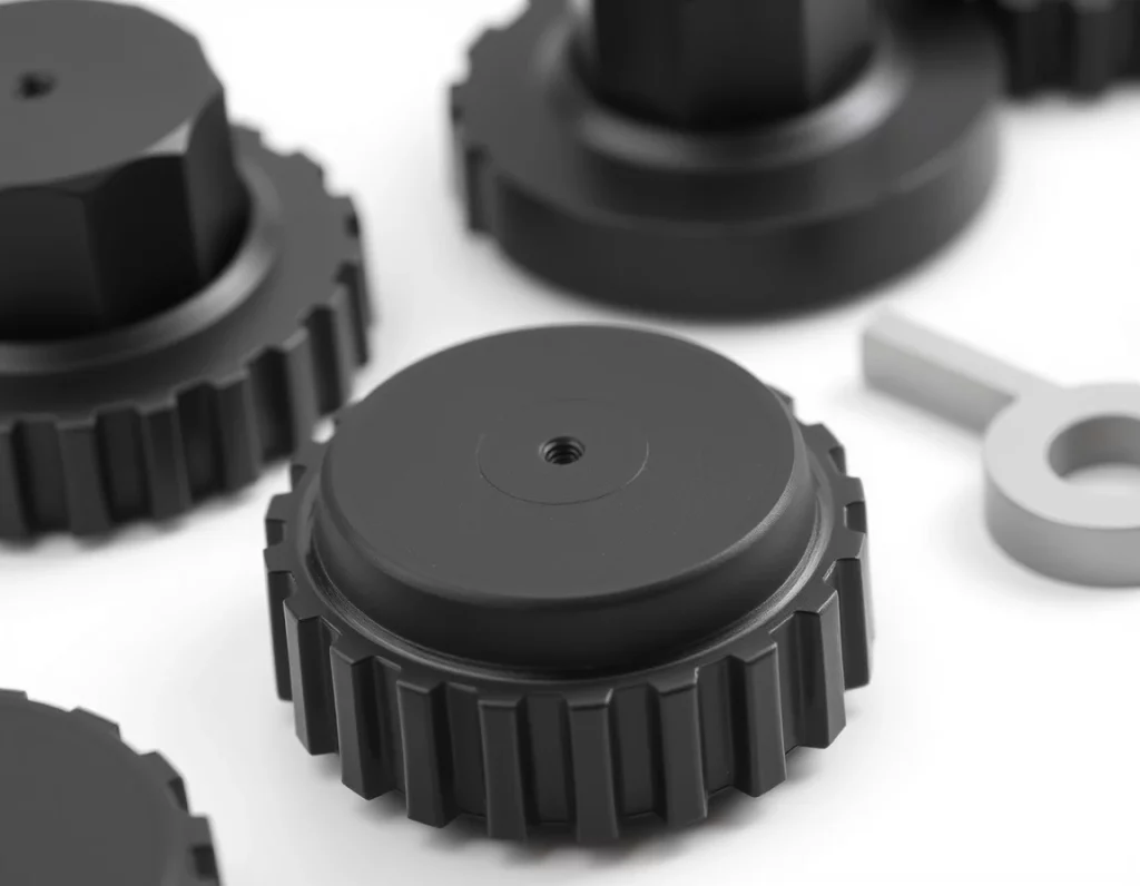 Custom Plastic Knobs, Dials & Adjustment Components manufactured by Sabre Plastics Tooling Ltd
